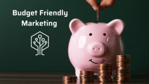 A piggy bank depicting budget friendly Marketing