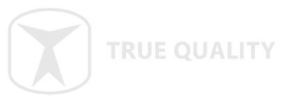 True quality logo