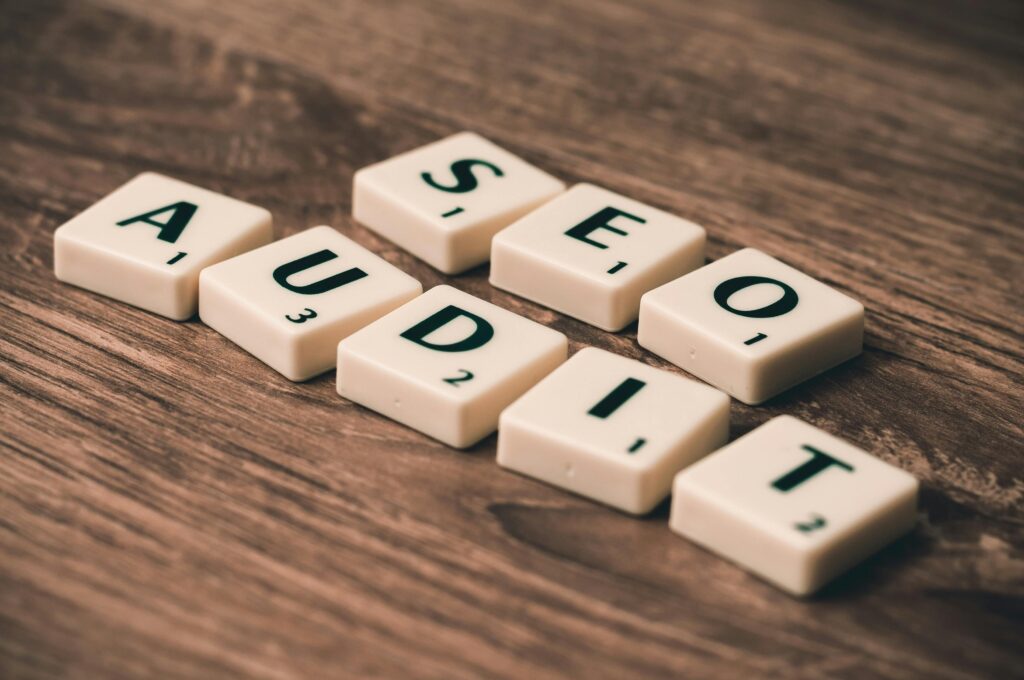 SEO Audit in letters